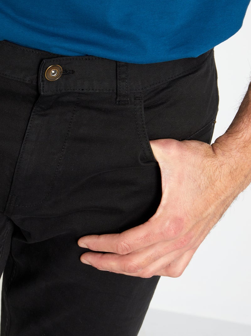 Vaquero slim L38 +1,95 m Negro - Kiabi