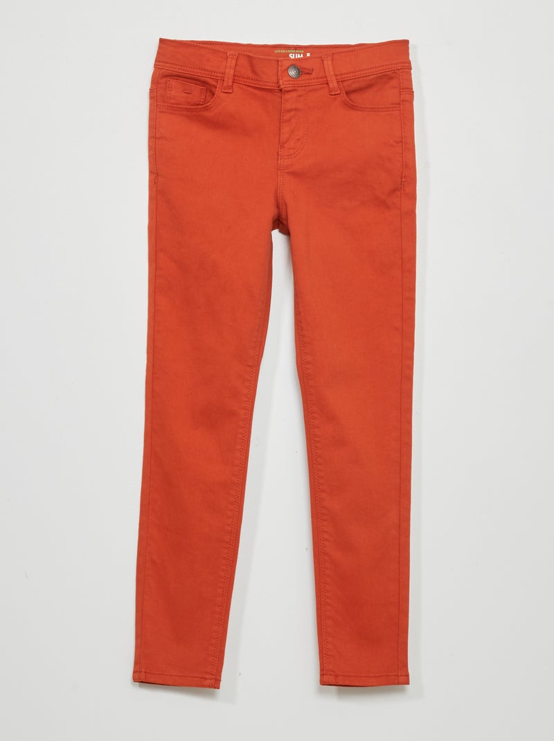 Vaquero slim NARANJA - Kiabi
