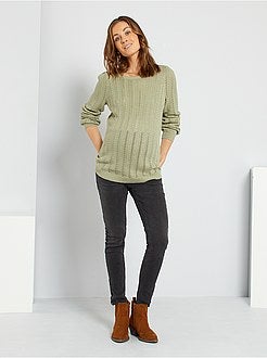 Rebajas vaqueros rectos de mujer baratos | moda Mujer talla 34 a 48 | talla  46 | Kiabi
