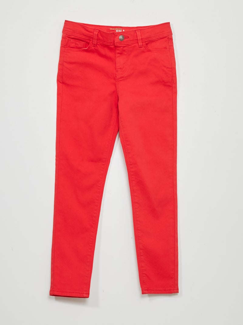 Vaquero slim ROJO - Kiabi