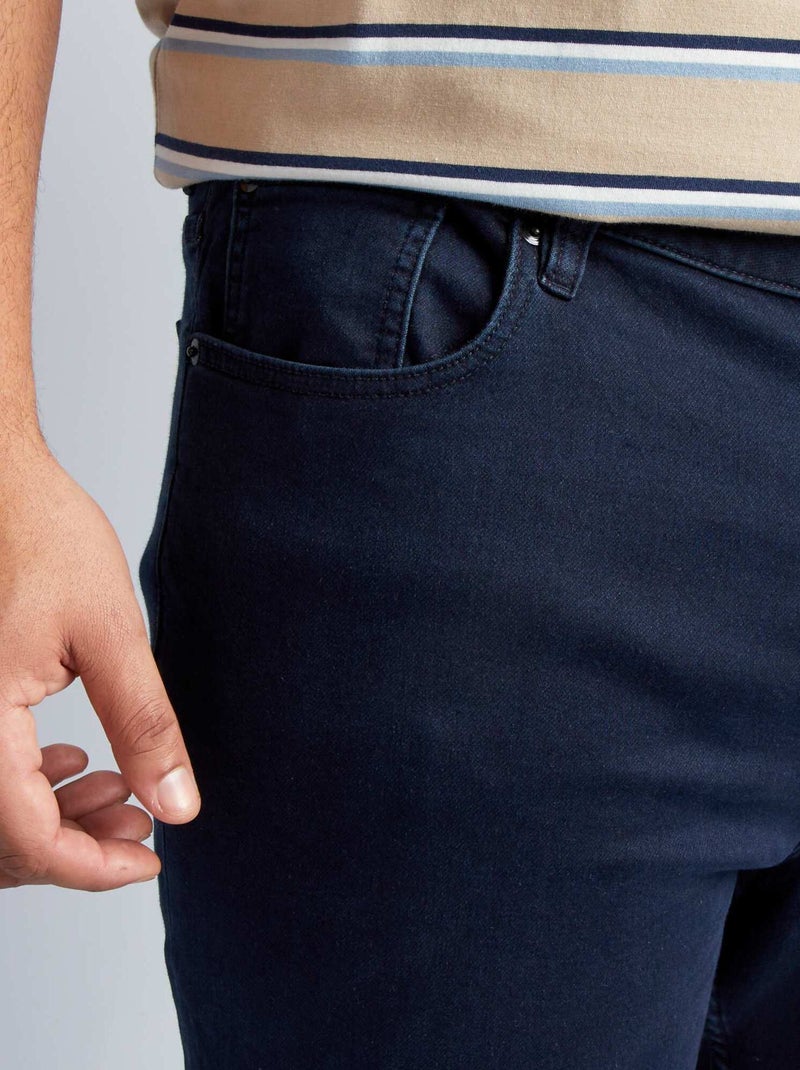 Vaquero slim stretch - L32 azul negro - Kiabi