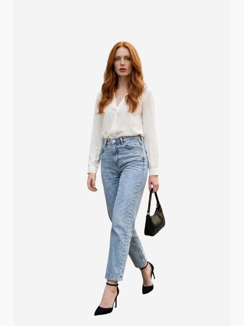 Vaquero slim tiro alto my fashion - Kiabi Vaquero slim tiro alto my fashion - Kiabi