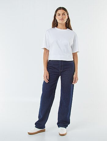 Vaquero straight de tiro alto