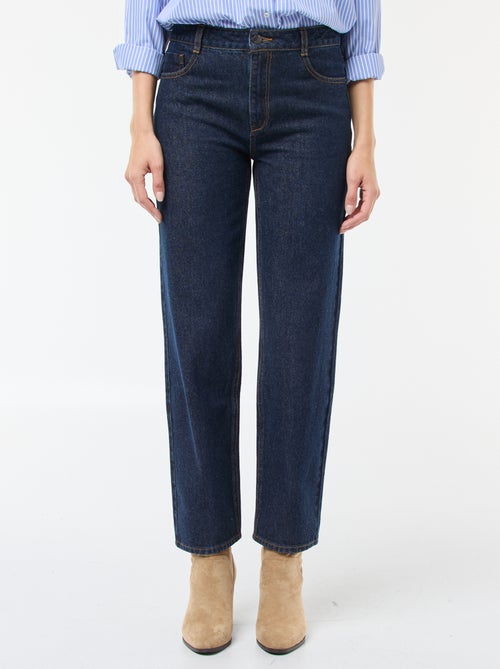 Vaquero straight regular fit de algodón - L28 - Kiabi Vaquero straight regular fit de algodón - L28 - Kiabi