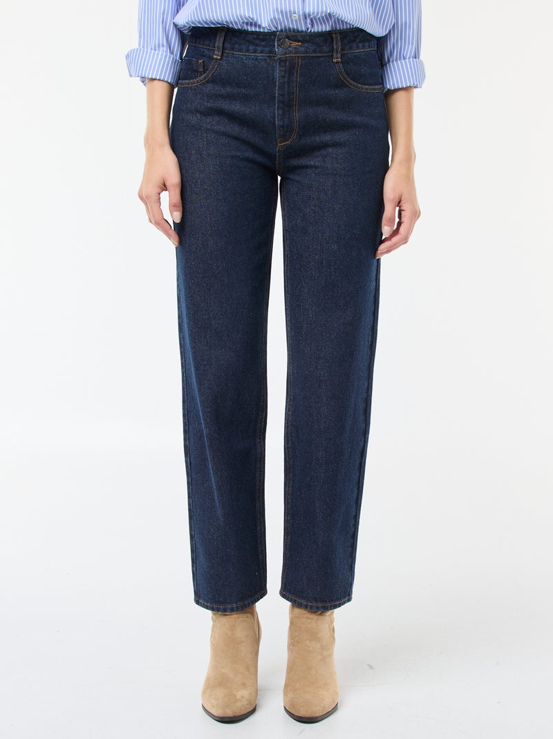 Vaquero straight regular fit de algodón - L28 Azul - Kiabi