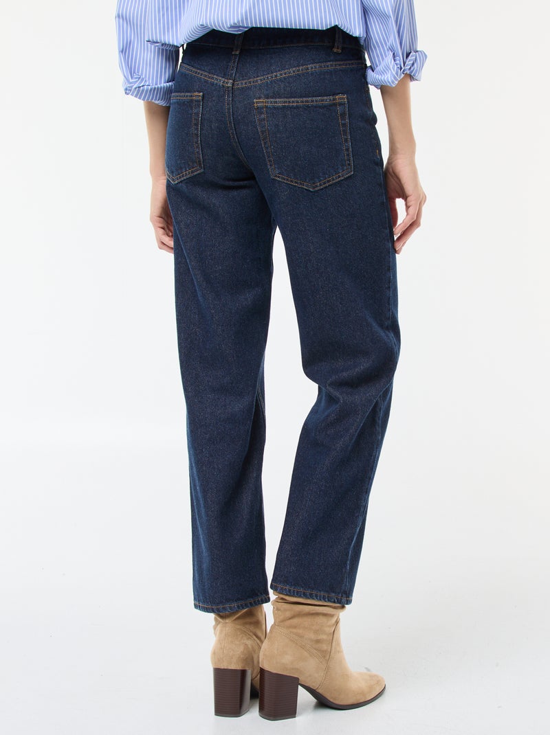 Vaquero straight regular fit de algodón - L28 Azul - Kiabi