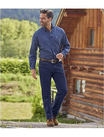 Vaquero stretch de denim con cinturilla elástica