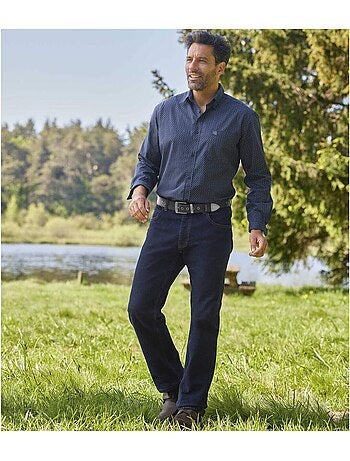 Vaquero stretch de denim con cinturilla elástica