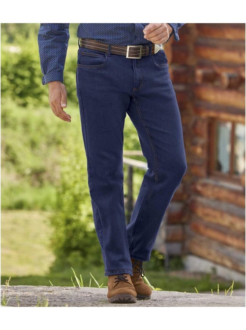 Vaquero stretch de denim con cinturilla elástica - Kiabi Vaquero stretch de denim con cinturilla elástica - Kiabi