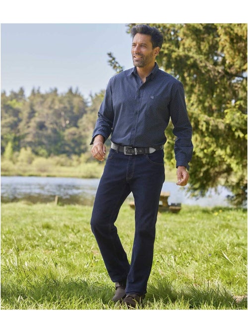 Vaquero stretch de denim con cinturilla elástica - Kiabi Vaquero stretch de denim con cinturilla elástica - Kiabi