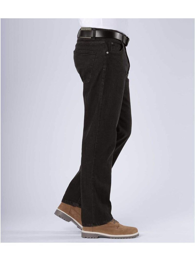 Vaquero stretch regular de denim Negro - Kiabi