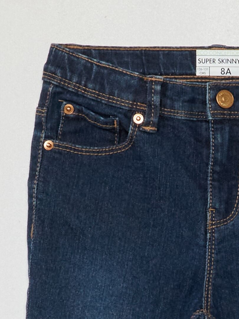 Vaquero super skinny - Corte más ajustado AZUL - Kiabi