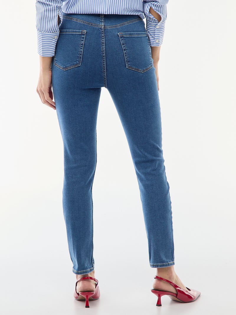 Vaquero super skinny de talle muy alto - L28 Azul - Kiabi
