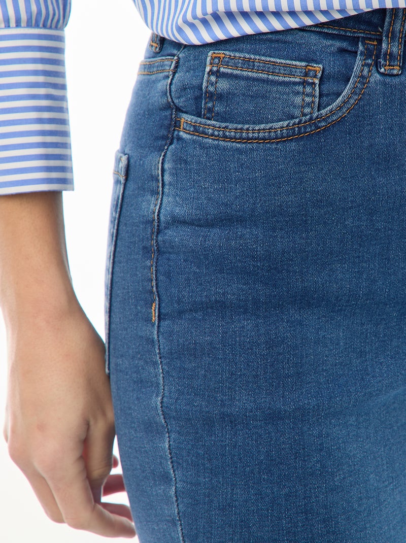 Vaquero super skinny de talle muy alto - L28 Azul - Kiabi