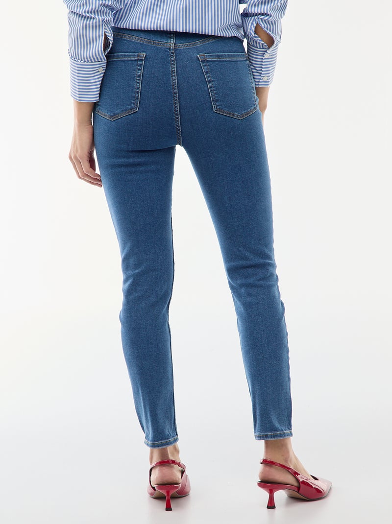 Vaquero super skinny de talle muy alto - L32 Azul - Kiabi