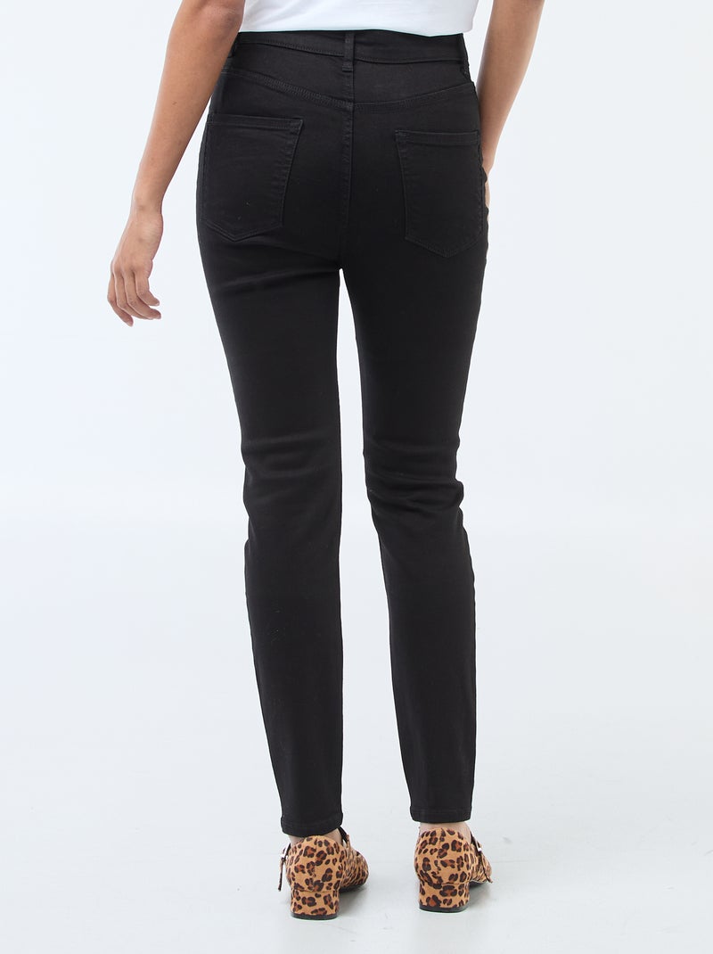 Vaquero super skinny de talle muy alto - L34 Negro - Kiabi