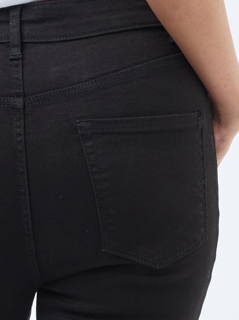 Vaquero super skinny de talle muy alto - L34 Negro - Kiabi