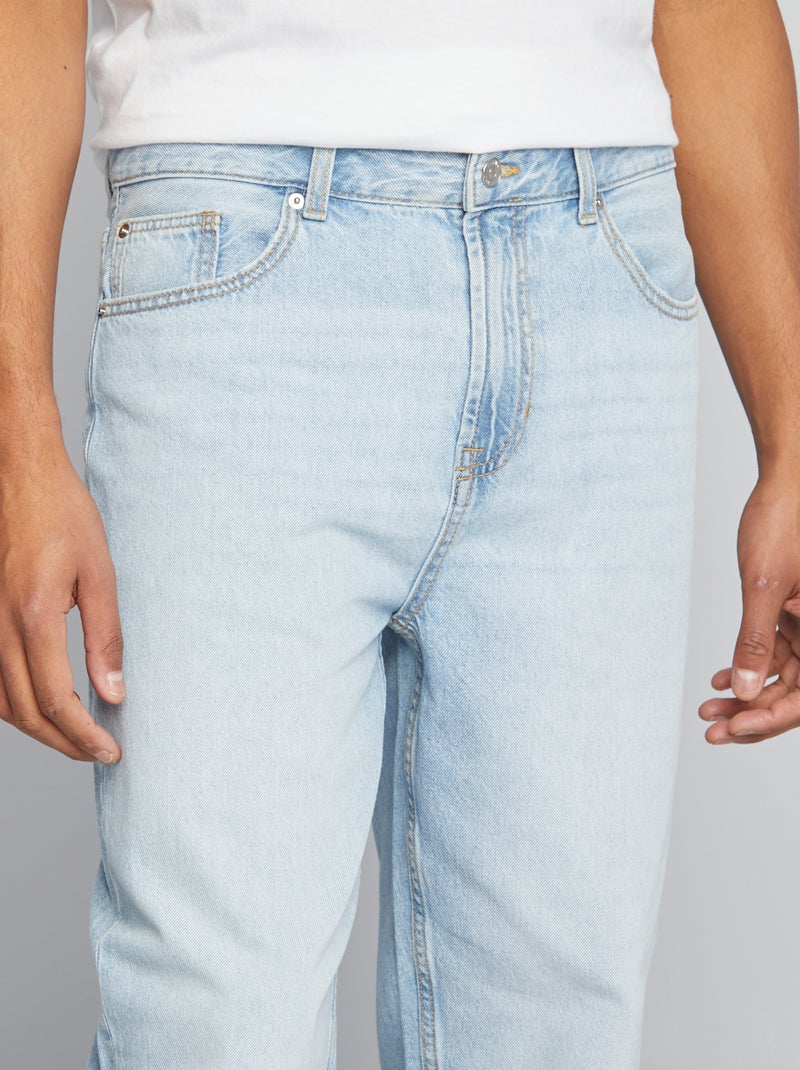 Vaquero tapered slim ahusado 5 bolsillos - AZUL - Hombre - 25.00€ - Kiabi
