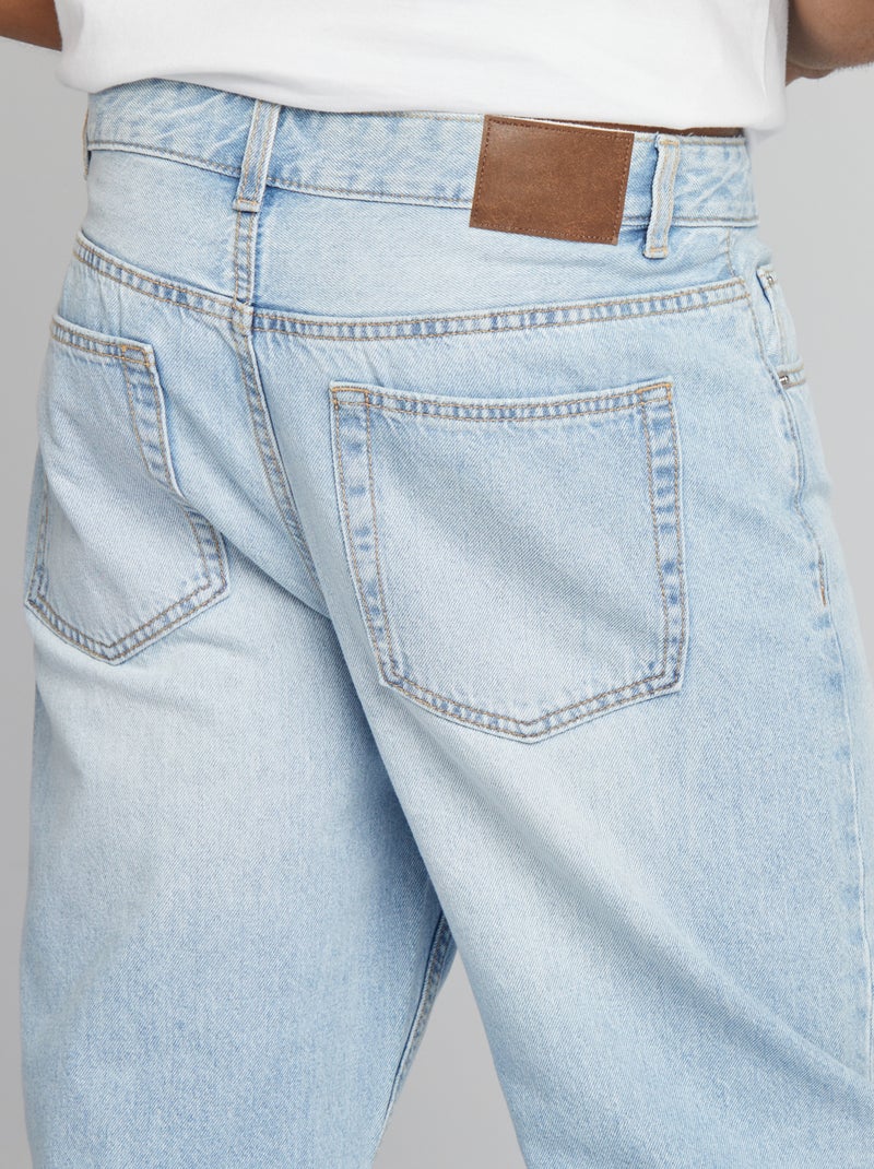 Vaquero tapered slim ahusado 5 bolsillos - AZUL - Hombre - 25.00€ - Kiabi