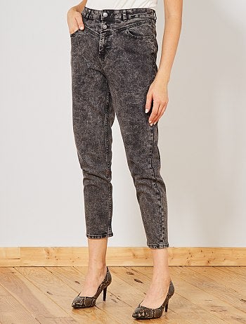 Vaquero tobillero mom abotonado - Kiabi