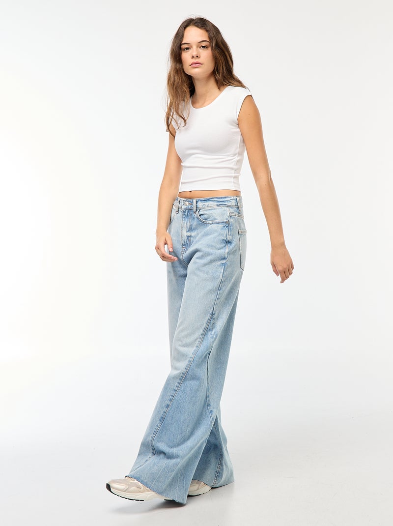 Vaquero wide fit Azul - Kiabi