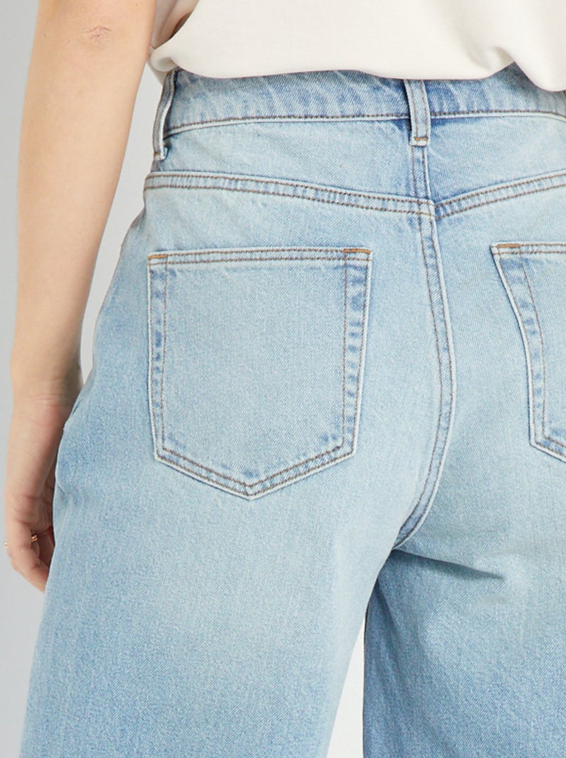 Vaquero wide leg - 30 L Azul - Kiabi