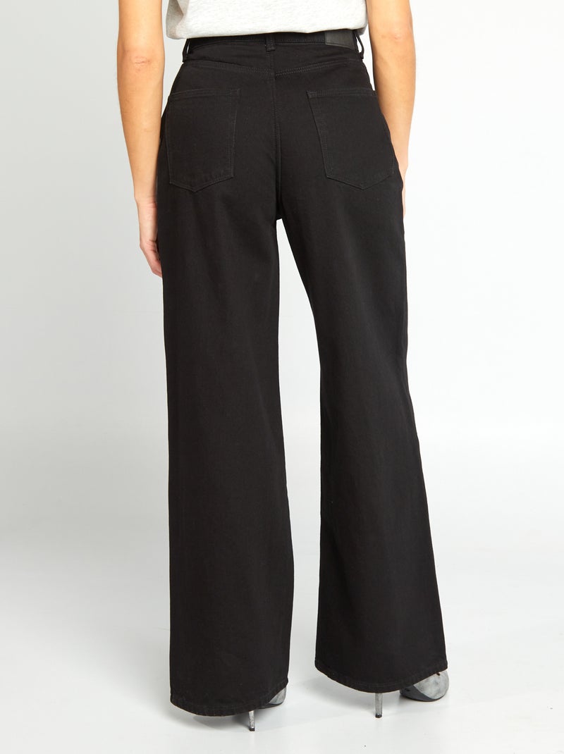 Vaquero wide leg - 30 L NEGRO - Kiabi