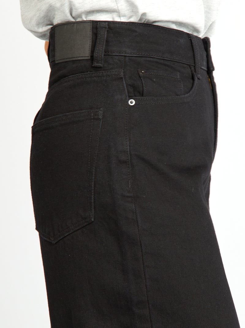 Vaquero wide leg - 30 L NEGRO - Kiabi