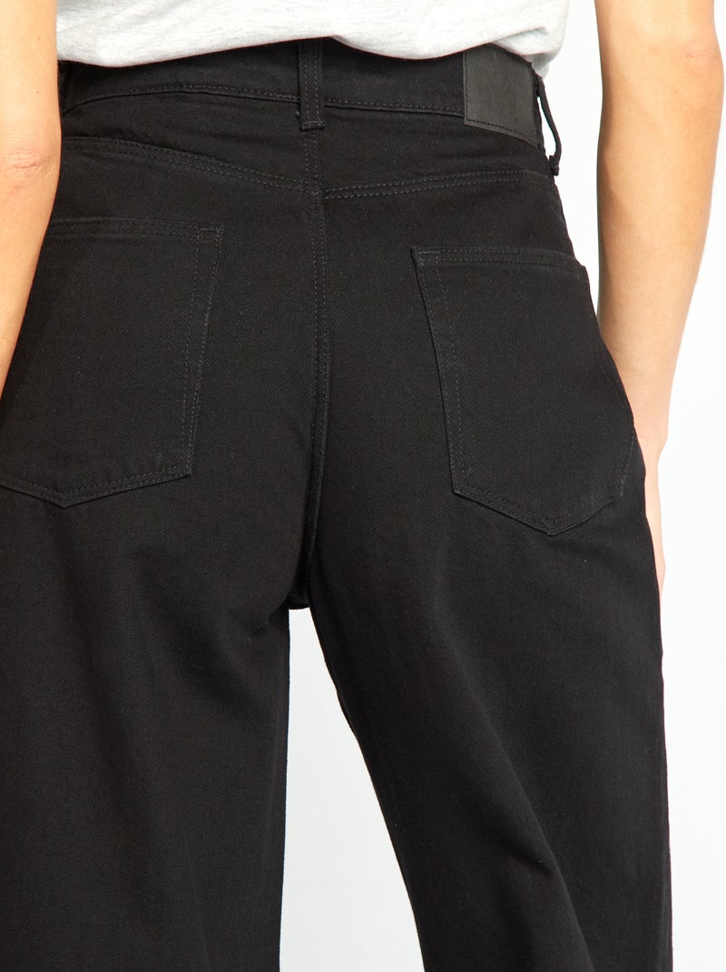 Vaquero wide leg - 30 L NEGRO - Kiabi