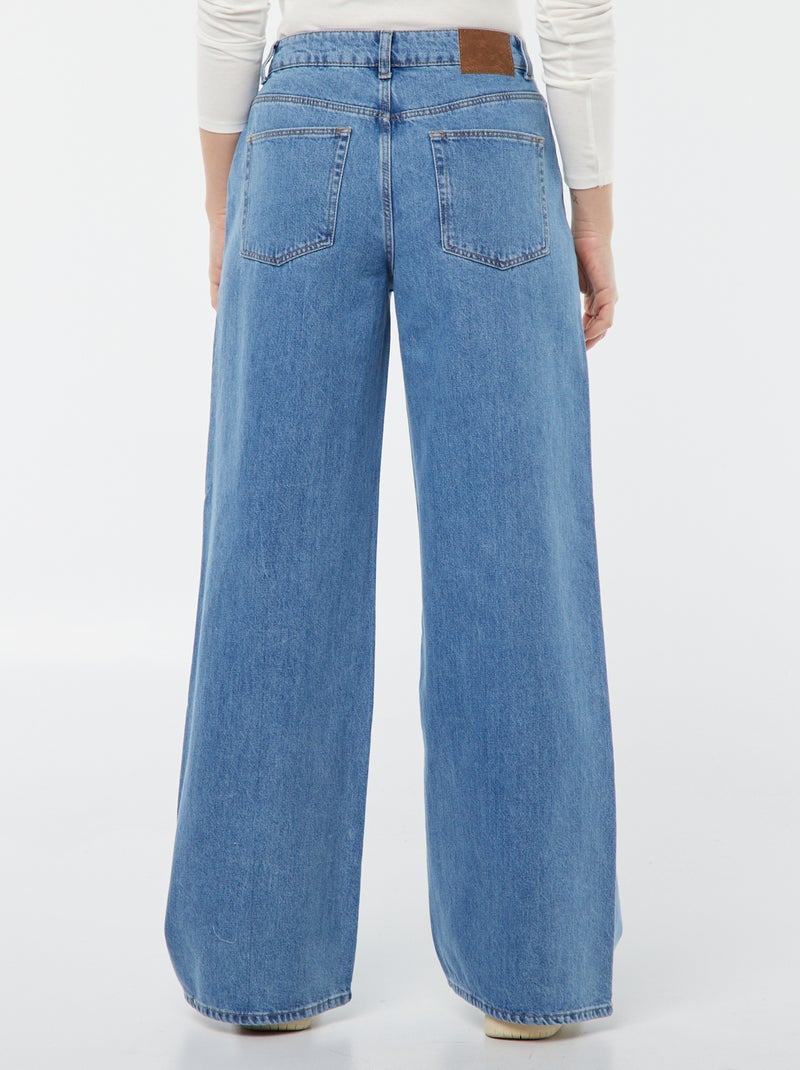 Vaquero wide leg - 32 L Azul - Kiabi