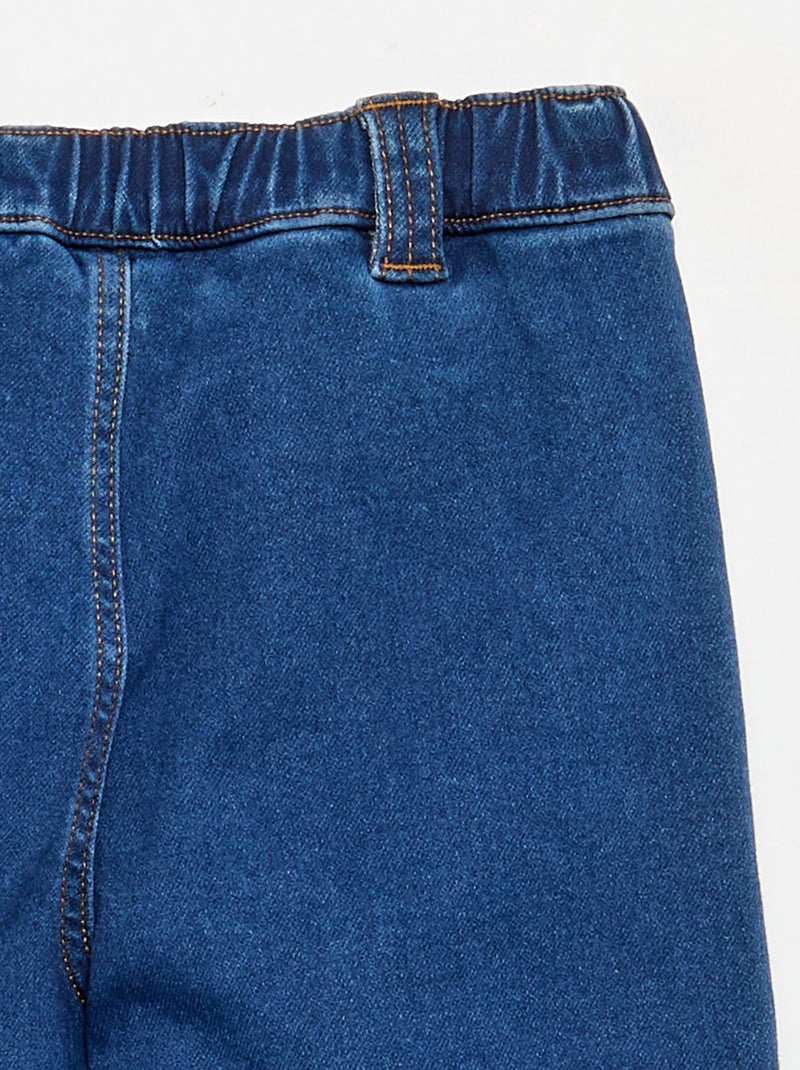 Vaquero wide leg - colección fácil de poner Azul - Kiabi