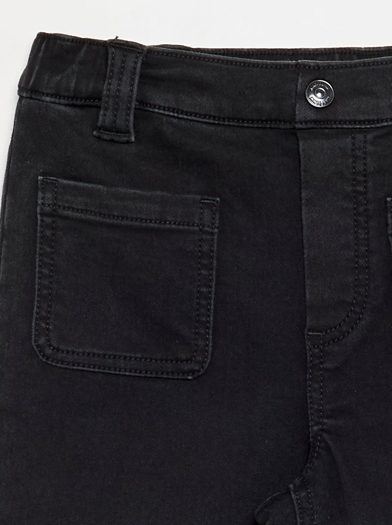Vaquero wide leg - colección fácil de poner Gris - Kiabi