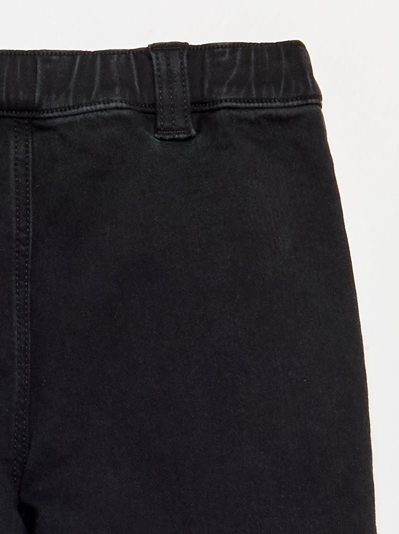 Vaquero wide leg - colección fácil de poner Gris - Kiabi