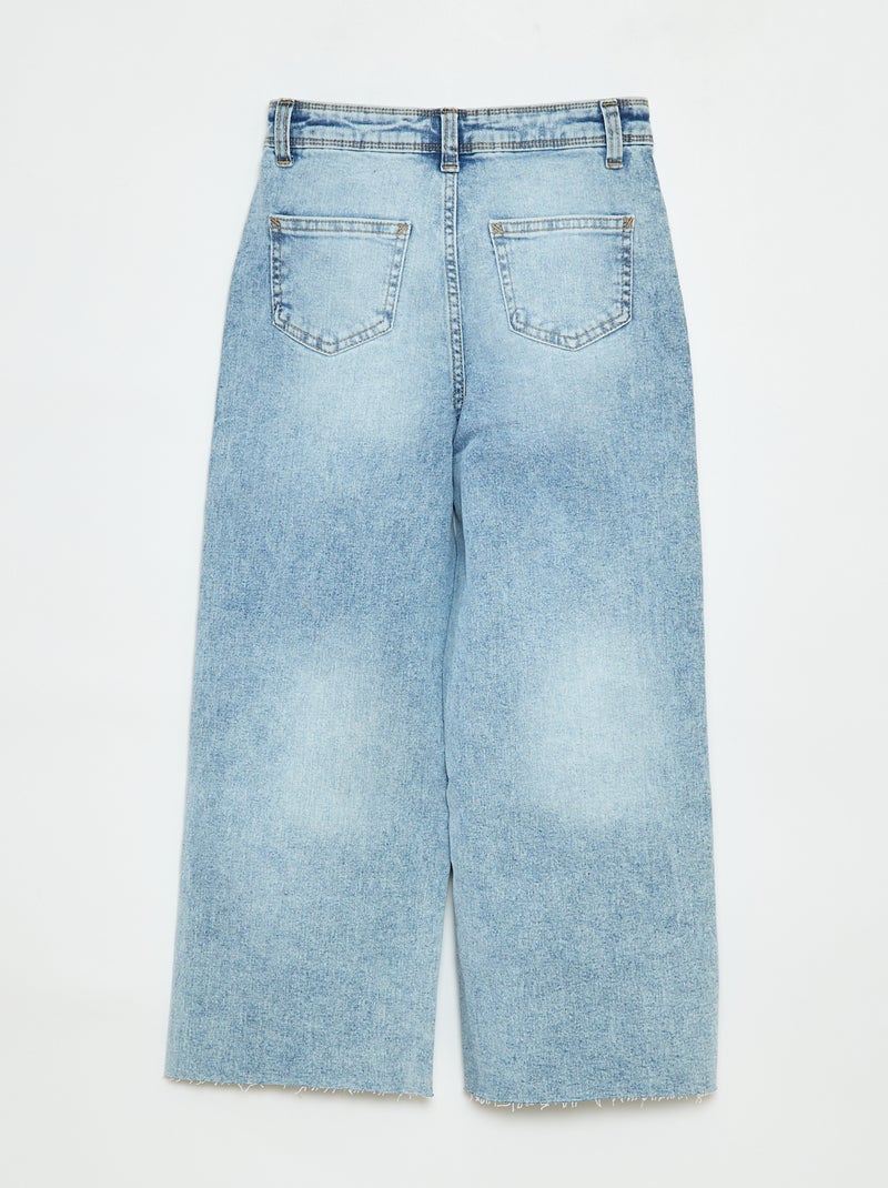 Vaquero wide leg - Corte más cómodo Azul - Kiabi