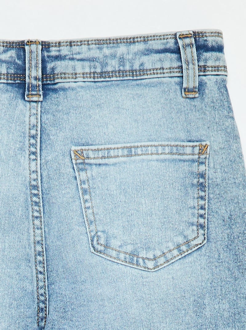 Vaquero wide leg - Corte más cómodo Azul - Kiabi