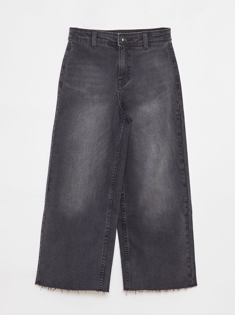 Vaquero wide leg - Corte más cómodo Gris - Kiabi
