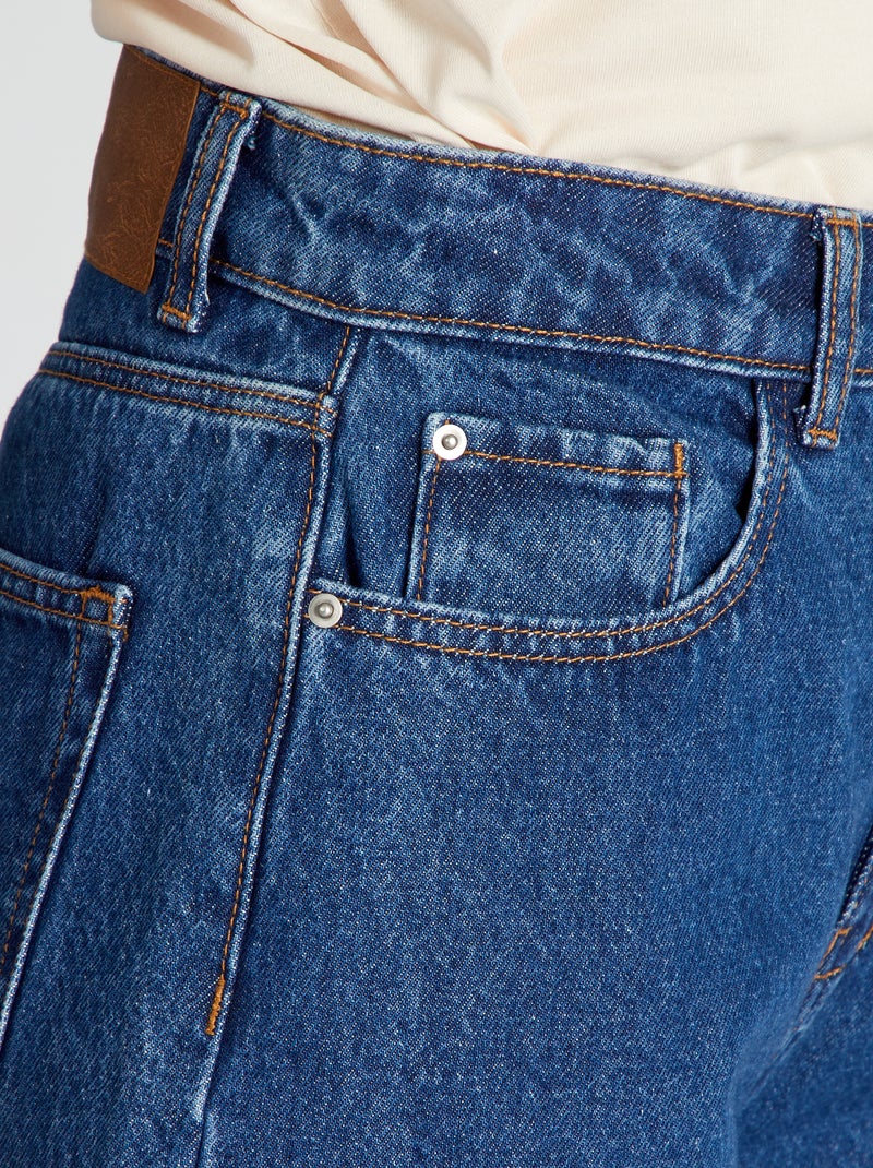 Vaquero wide leg - L30 AZUL - Kiabi