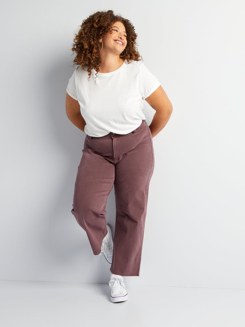 Vaquero wide leg ancho PURPURA - Kiabi