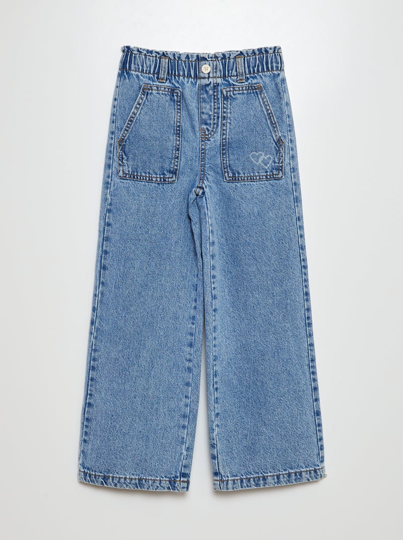 Vaquero wide leg AZUL - Kiabi