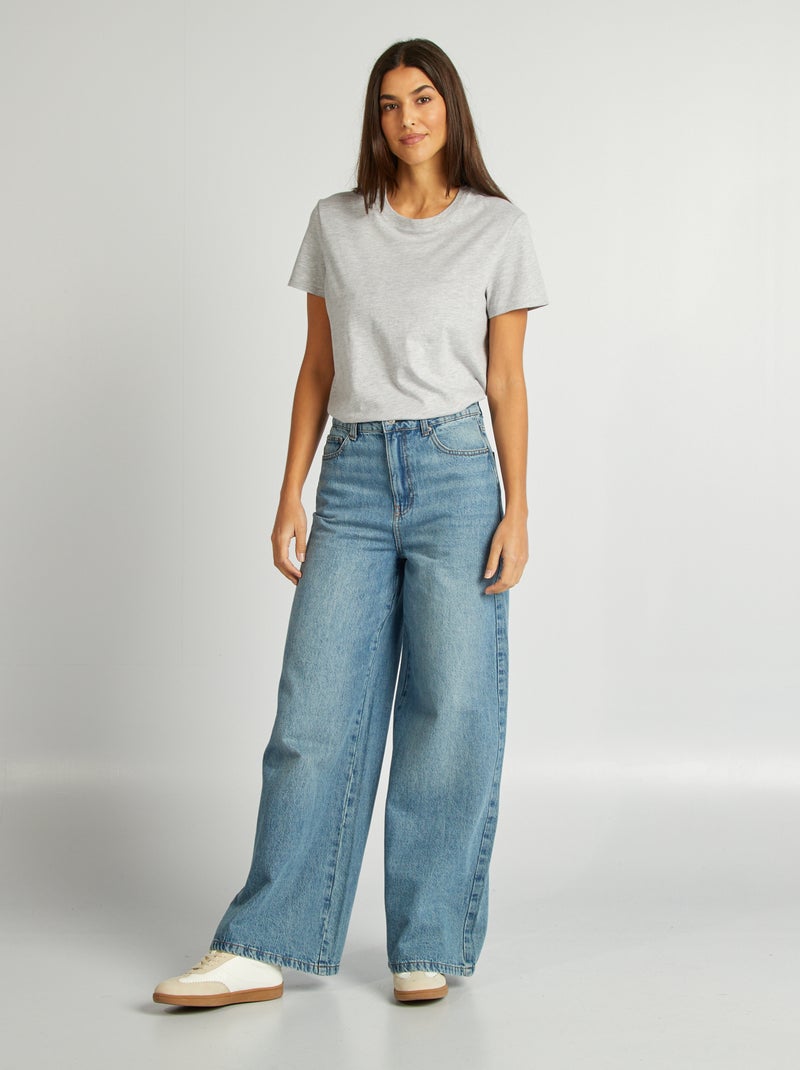 Vaquero wide leg AZUL - Kiabi