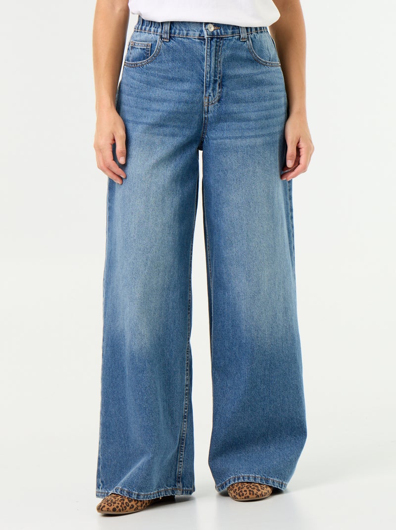 Vaquero wide leg Azul - Kiabi