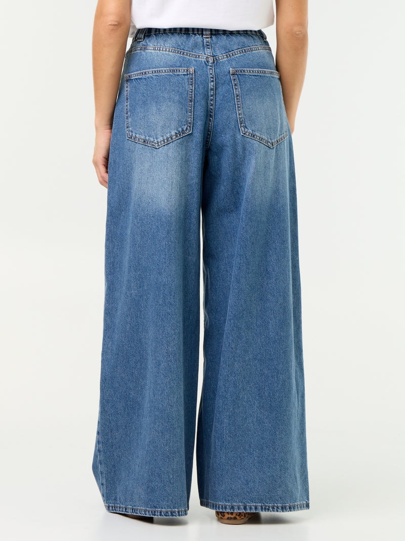 Vaquero wide leg Azul - Kiabi