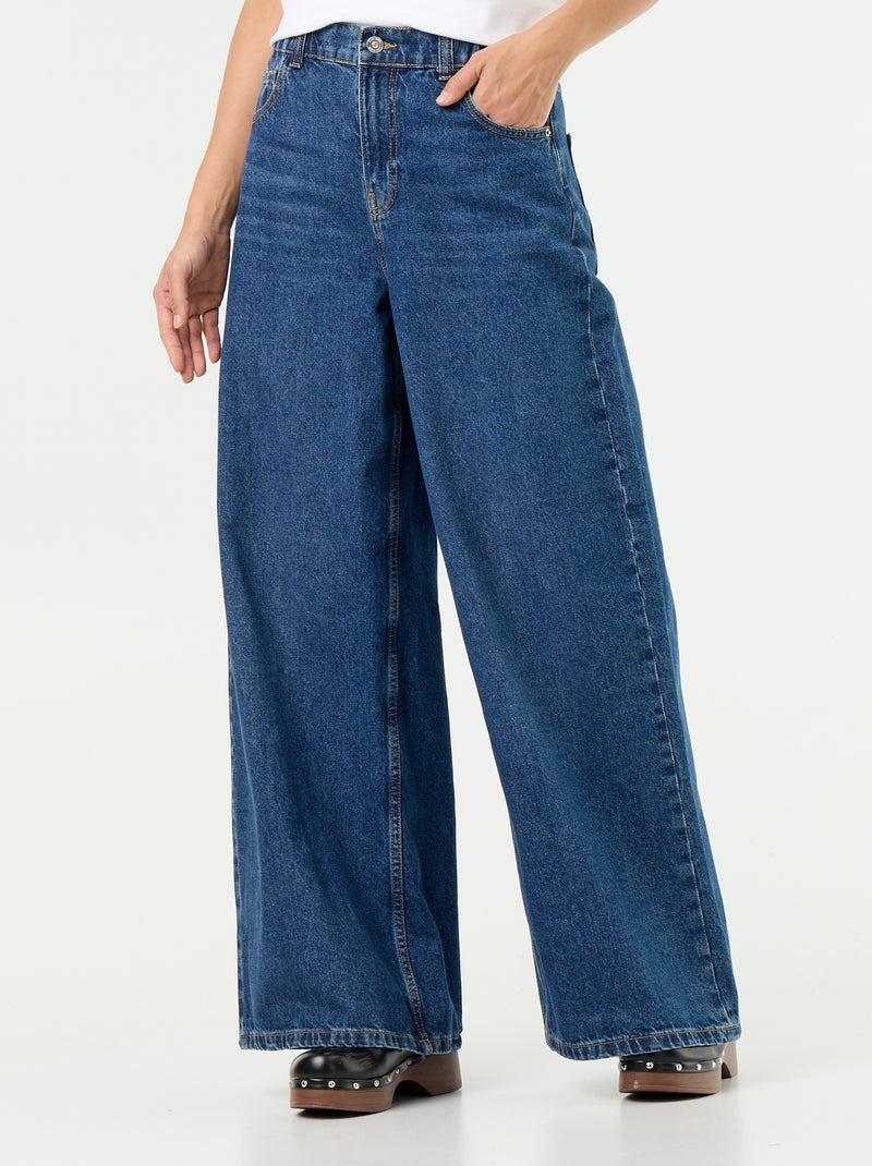 Vaquero wide leg Azul - Kiabi