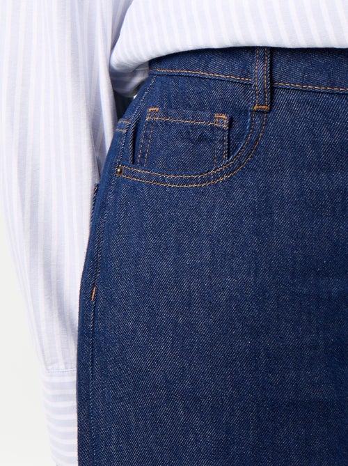 Vaquero wide leg con lazos fantasía en los laterales - Kiabi