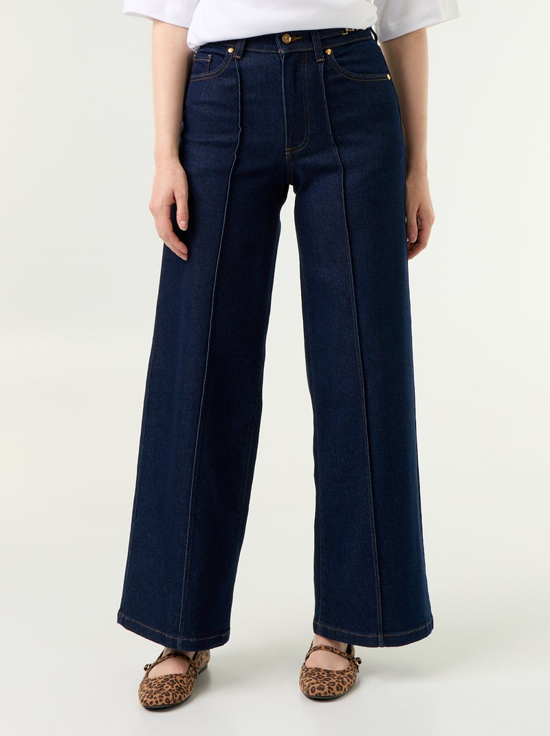 Vaquero wide leg / corte ancho Azul - Kiabi