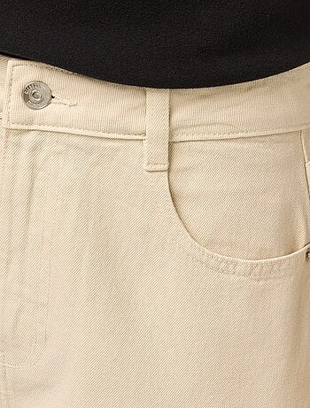 Vaquero wide leg de tiro alto