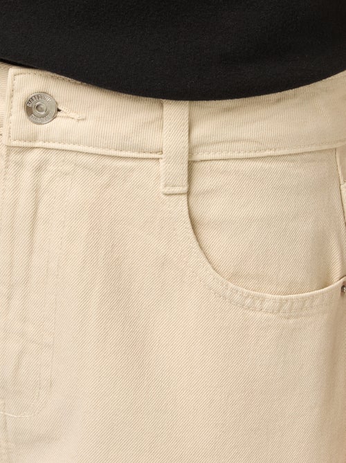 Vaquero wide leg de tiro alto - Kiabi