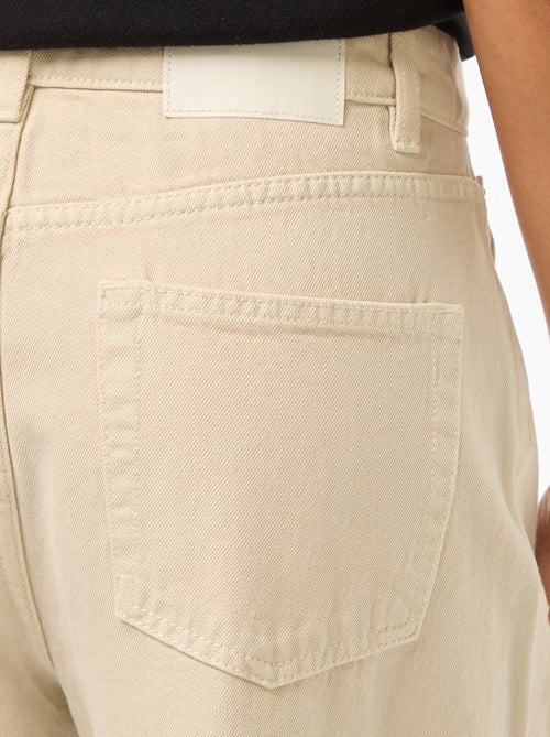 Vaquero wide leg de tiro alto - Kiabi