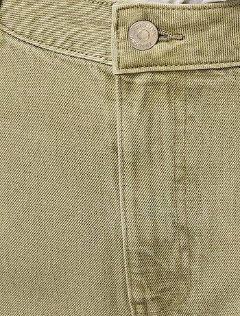 Vaquero wide leg de tiro alto