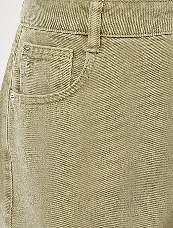 Vaquero wide leg de tiro alto